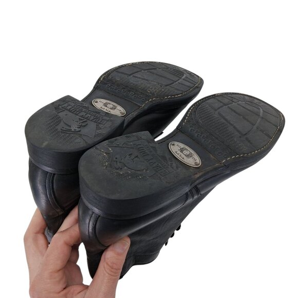 Paul Smith Red Ear Boots Mens Size 7 Black Leather Lace Up Goodyear Welted Work - Picture 7 of 13